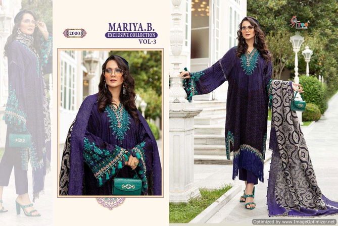 Shree Mariya B Exclusive Collection 3 Festive Wear Georgette Pakistani Salwar Kameez Collection